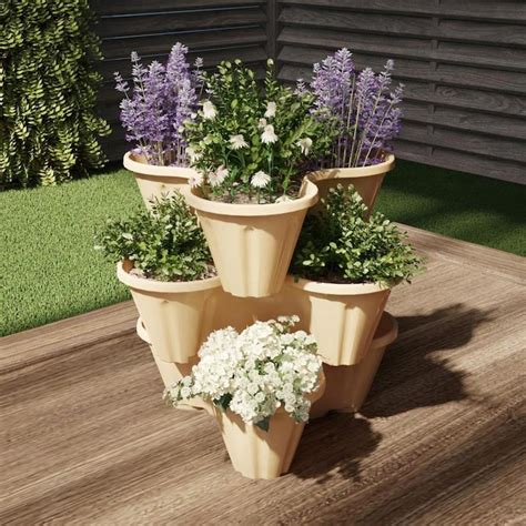 lowes vertical planter|outdoor plant stands at lowe's.